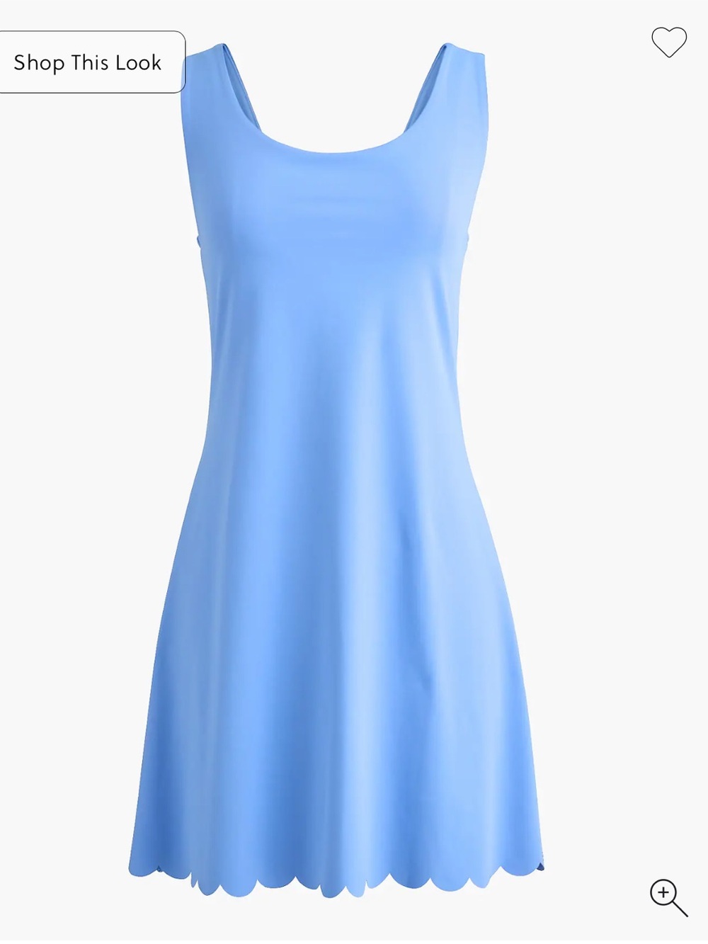 Scallop Trim Active Dress - J.Crew Factory